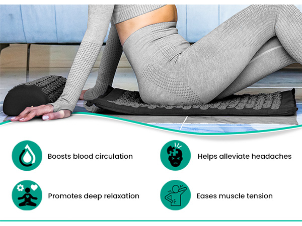 When you feel stressed or have low energy, lying on the mat deep relaxation and calmness