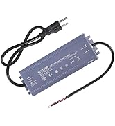 12V 100 Watts LED Driver Waterproof IP67 Power Supply Transformer Ultra Thin Adapter AC 100-264V ...