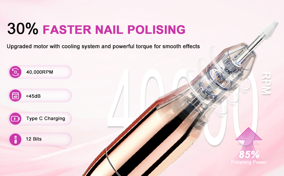 rechargeable nail drill professional