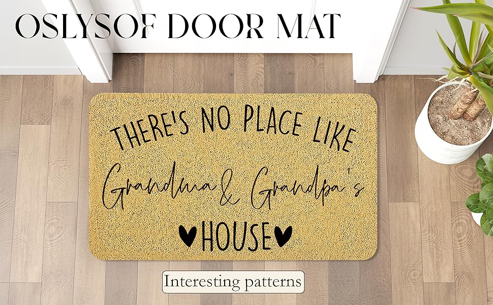 welcome door mat