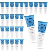Travel Size Body Wash, Individually Wrapped Bulk 1 oz/30 ml Mini Shower Gel Set Trial Sample Smal...