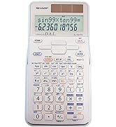Sharp EL-531TGBDW 12-Digit Scientific/Engineering Calculator with Protective Hard Cover, Battery ...