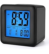Plumeet Digital Alarm Clock Kids Alarm Clock with Snooze and Nightlight - Easy Setting Silicone C...
