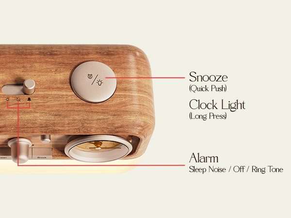DRM, White noise, bluetooth, sleep machine, clock,