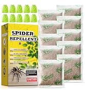 10 Pack Natural Spider Repellent for Indoor Outdoor Use, Effective Spider Deterrent with Peppermi...