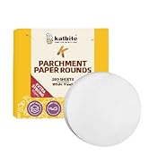 Katbite 9 Inch Parchment Paper Rounds, 200Pcs Cake Parchment Circles, Heavy Duty &amp; Non-stick for ...