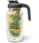 County Line Kitchen Glass Water Infuser Pitcher to Infuse Fruit, Juice &amp; Teas - Easy Clean Pitche...