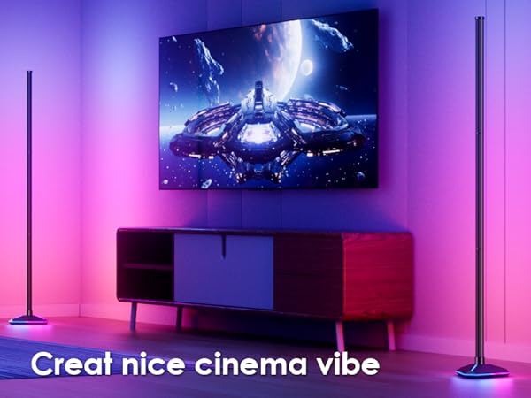 led corner floor lamp