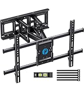 Pipishell Full Motion TV Wall Mount for Most 37-84 Inch TVs up to 132lbs, Wall Mount TV Bracket A...