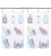 GYEUKHAM Hanging Mesh Shower Caddy for Bathroom - Quick Drying Portable Shower Organizer with Mul...