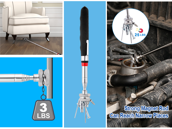 telescoping magnetic pickup tool