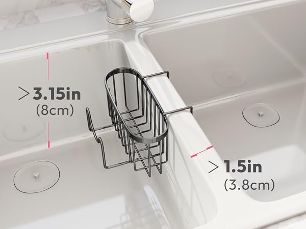 Sponge Holder for Kitchen Sink Kitchen Sink Caddy Hanging Sponge Caddy Organizer