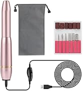 Electric Nail Drill, USB Portable Professional Efile Nail Drill Kit for Acrylic, Gel Nails