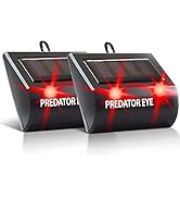 ASPECTEK Predator Eye PRO - Solar-Powered Predator Light with Kick Stand, 4600 Sq. Ft. Coverage f...