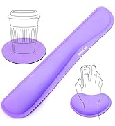 BamLue Keyboard Wrist Rest, BamLue Memory Foam Pad Set for Easy Typing &amp; Pain Relief for Laptop, ...