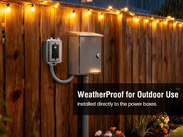 outdoor light timer dusk to dawn