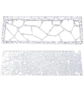 JSJT DIY 68% Mechanical Keyboard Case, Hollow Keyboard Housing, PC Material Transparent Mechanica...