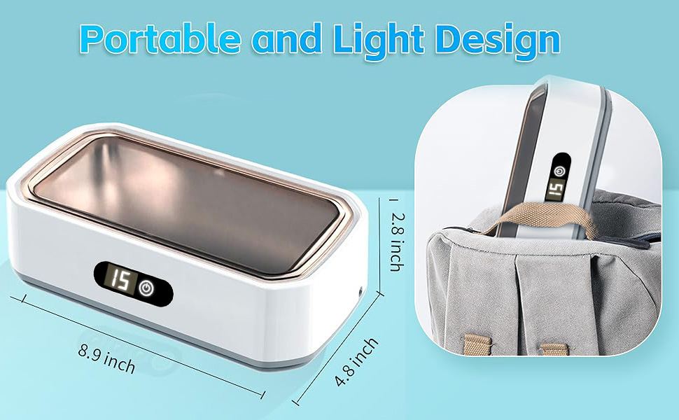 Ultrasonic Jewelry Cleaner, 48KHz Ultrasonic Cleaner Machine