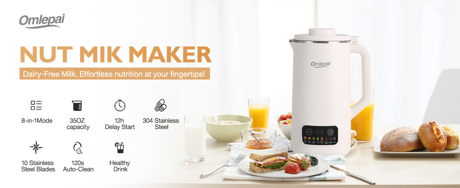 Nut milk maker machine