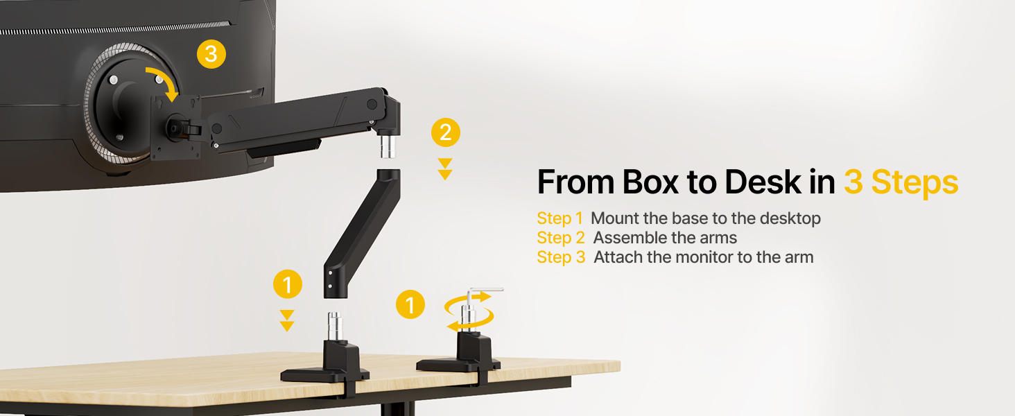 single monitor mount