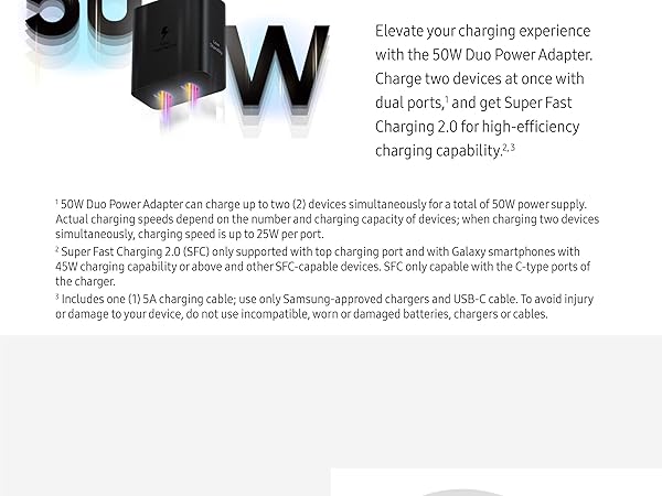 Samsung 50W Duo Power Adapter