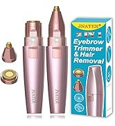 Eyebrow Razor &amp; Facial Hair Removal for Women (2 in 1, USB Rechargeable), 100% Painless Hair Remo...