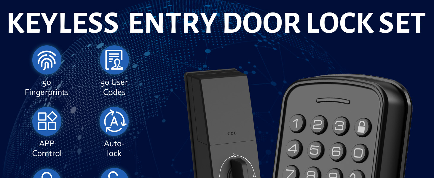 keyless entry door lock