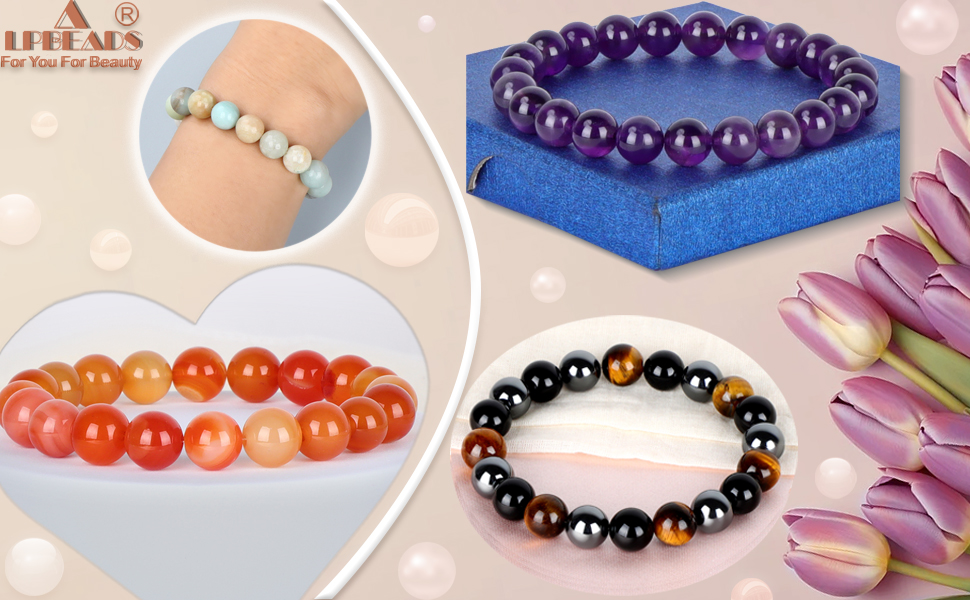 elastic stone bracelet