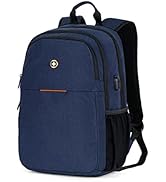 Swissdigital Design College 17 inch Laptop Backpack, Slim Business Travel Laptop Backpack With US...
