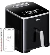 Typhur Sync 8QT AI Smart Air Fryer with Built-in Wireless Meat Thermometer, 9-in-1 XL Non Toxic C...