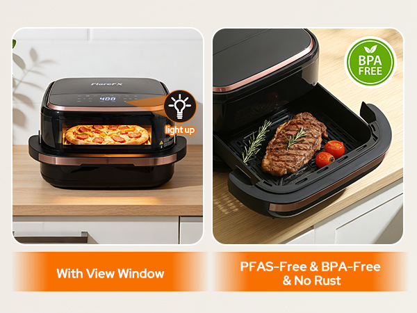 air fryer oven, non toxic air fryer, mini air fryer,