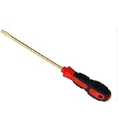 TEMO Non Sparking Beryllium Bronze Copper Flat Screwdriver 5mm Flat Head, Length 100mm