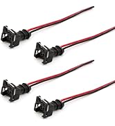 Downhill 4 PCS Automobile Fuel Injector Connector, Fuel Injector Wiring Harness, Waterproof Shell...