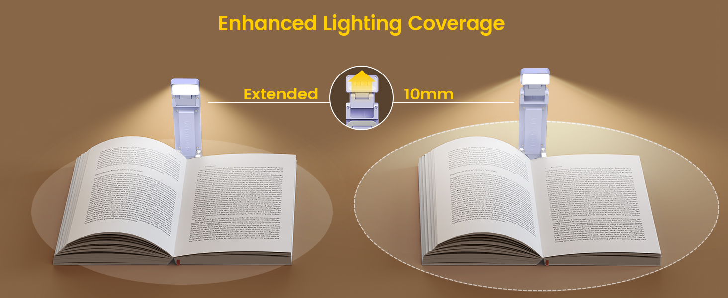 bookmark style book light
