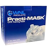 WNL Products 5000TM Practi-Mask Adult/Child CPR Training Mask Includes 10 Training Masks (10 Pack...