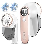 DBC Fabric Shaver with 15000r/Min Powerful Motor, LED Display, 3-Speeds, 6-Leaf Blades, Large Sha...