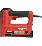 Arrow ET501F Corded 5-in-1 Professional Electric Staple and Nail Gun, Wire Stapler, Brad and Pin ...