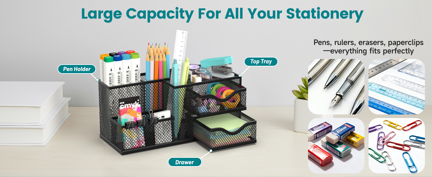 metal pen holder