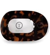 TELETIES - Medium Flat Round Clip - Strong Grip, Bendable Teeth, Comfortable Curved Design - For ...