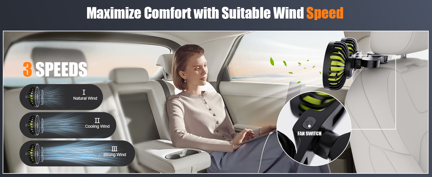 ac tube car backseat