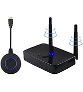 ORIVISION Wireless HDMI Transmitter and Receiver Kit, 1080P@60HZ FHD HDMI VGA Extender Converter,...