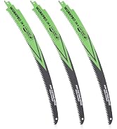 WORKPRO 15-Inch Arc Edge Reciprocating Saw Blades, 6TPI for Pruning, 3 Pack | Extra-Long Arc Edge...