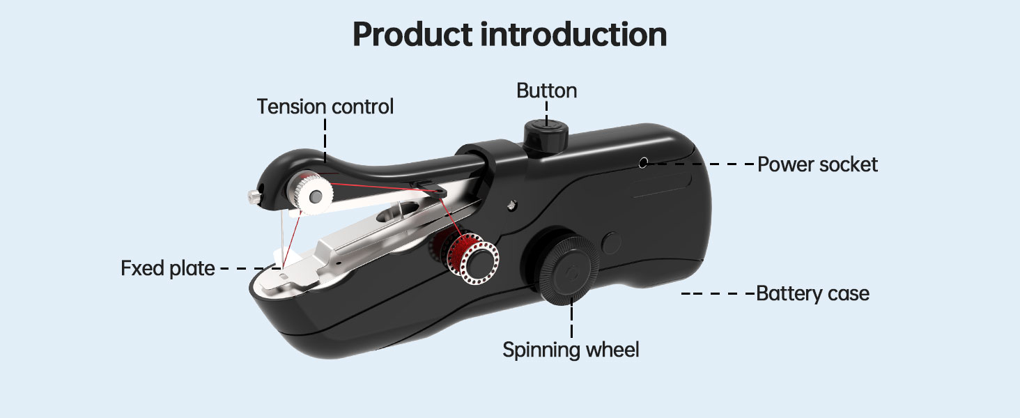Handheld sewing machine introduction