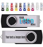 Custom USB Flash Drive with Personalized Logo Printed, Customized Thumb Drive for Promotion