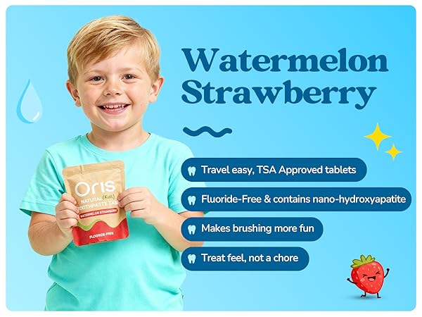 kids toothpaste tablets hydroxyapatite children oris tablets remineralizing