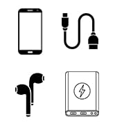 CNPOP Electronics Organizer,Travel Cable Organizer Bag,Water Resistant Double Layers Pouch for Ca...