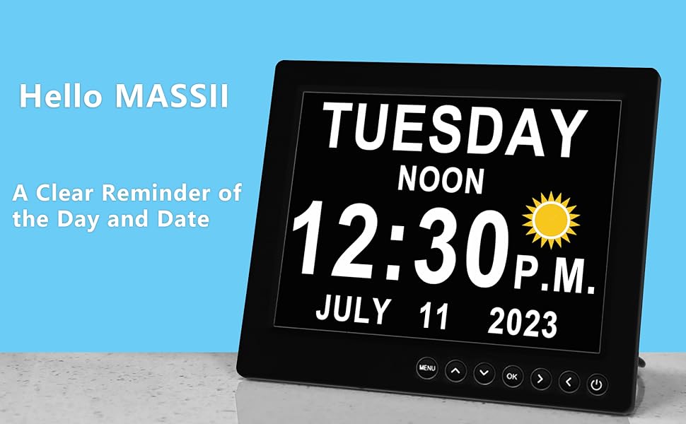 new clock with icons