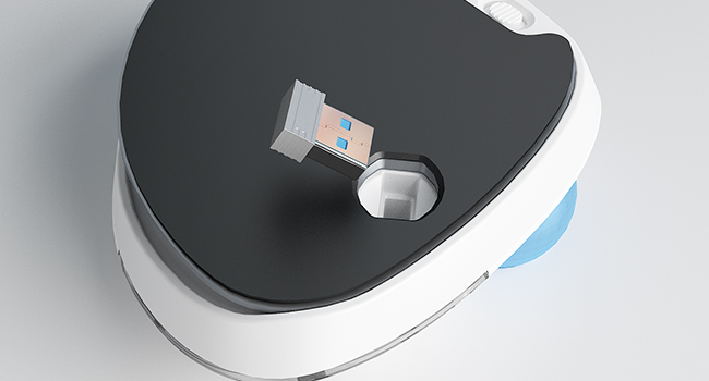 Wireless Trackball Mouse, Ergonomic Bluetooth Rechargeable Computer Mouse