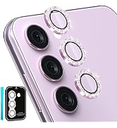 CloudValley [3 Pcs for Samsung Galaxy S23 / S23 Plus Camera Lens Protector, 9H Tempered Glass + A...