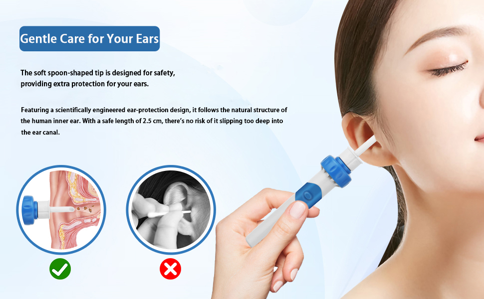 Vacuum Ear Wax Removal Tool